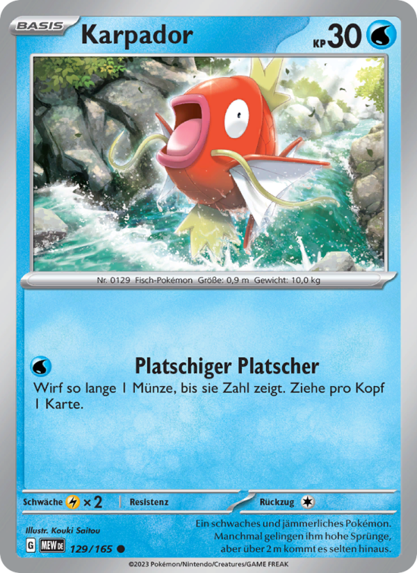 Karpador Pokémon TCG cards