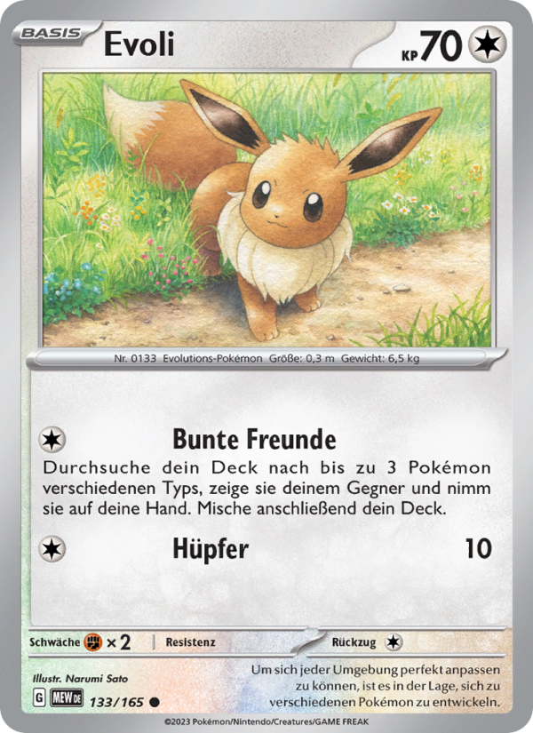 Evoli Pokémon TCG cards