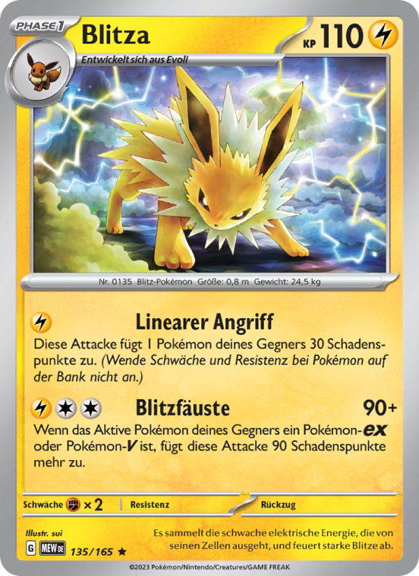 Blitza Pokémon TCG cards