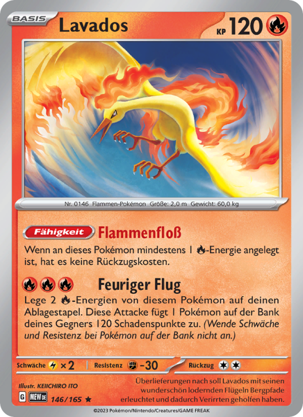 Lavados Pokémon TCG cards