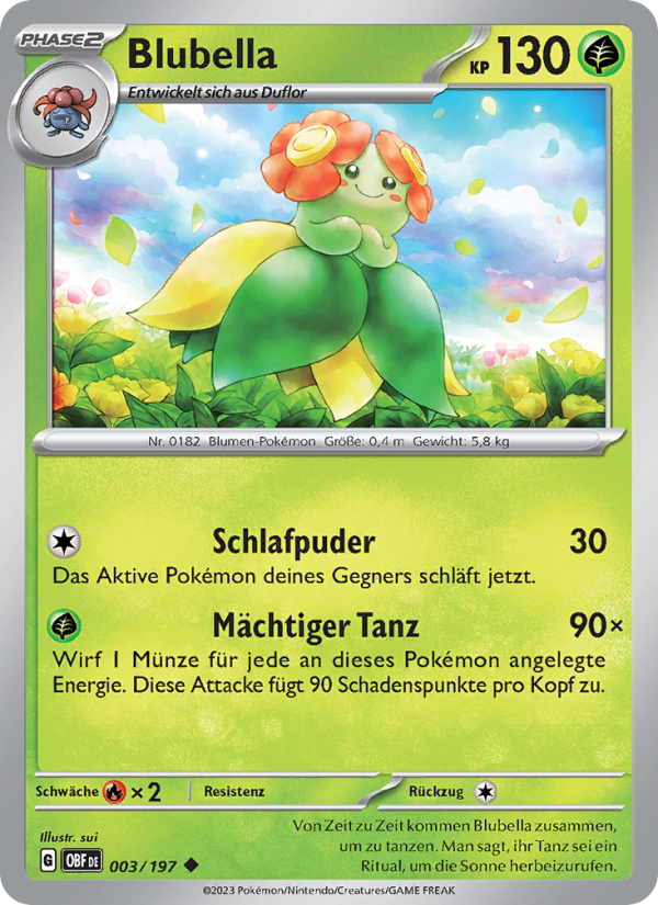 Blubella Pokémon TCG cards