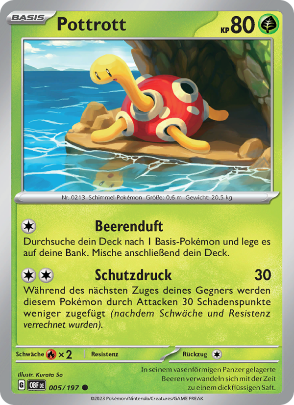 Pottrott Pokémon TCG cards