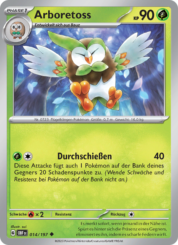 Arboretoss Pokémon TCG cards