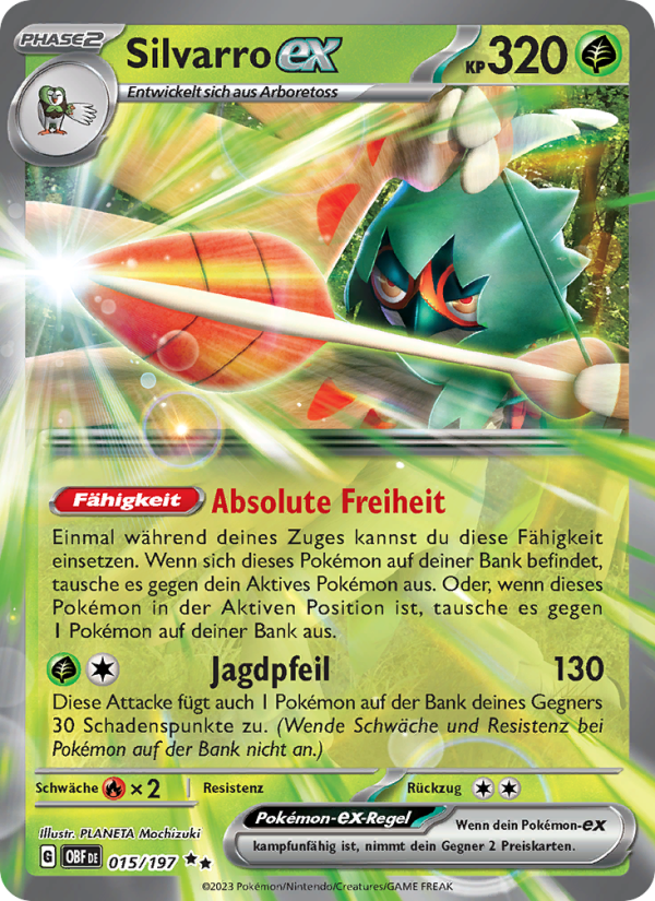 Silvarro- Pokémon TCG cards