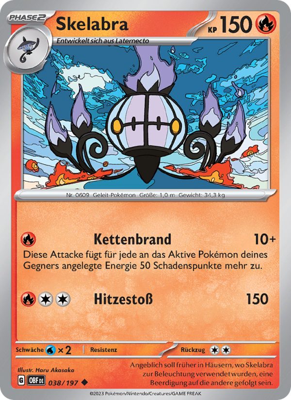 Skelabra Pokémon TCG cards