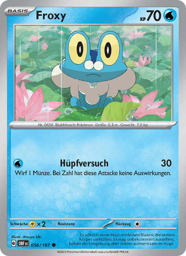 Froxy Pokémon TCG cards