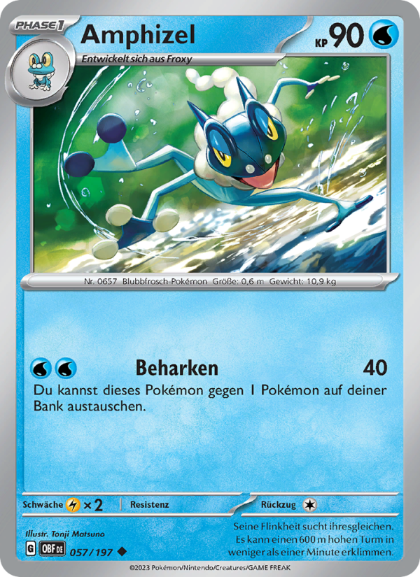 Amphizel Pokémon TCG cards