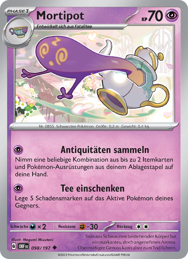 Mortipot Pokémon TCG cards
