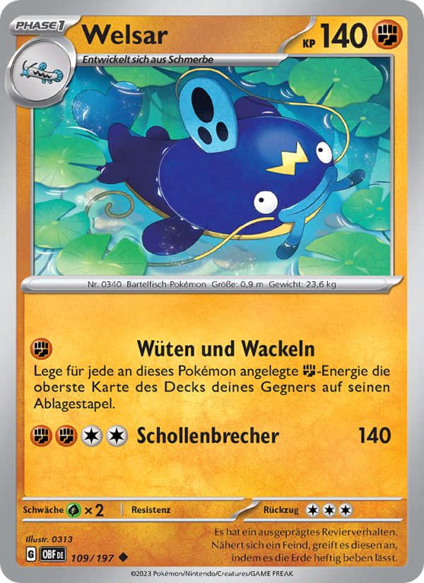 Welsar Pokémon TCG cards