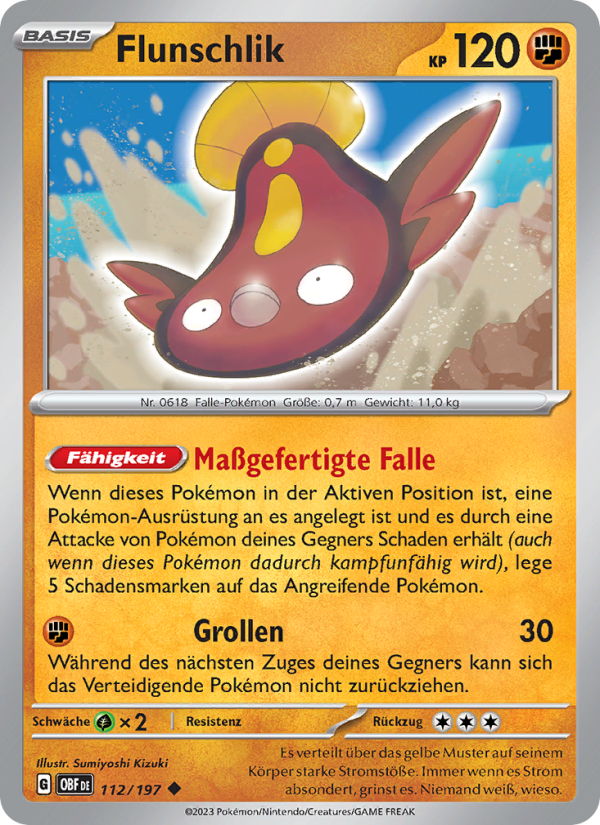 Flunschlik Pokémon TCG cards