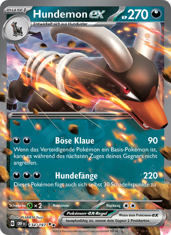 Hundemon Pokémon TCG cards