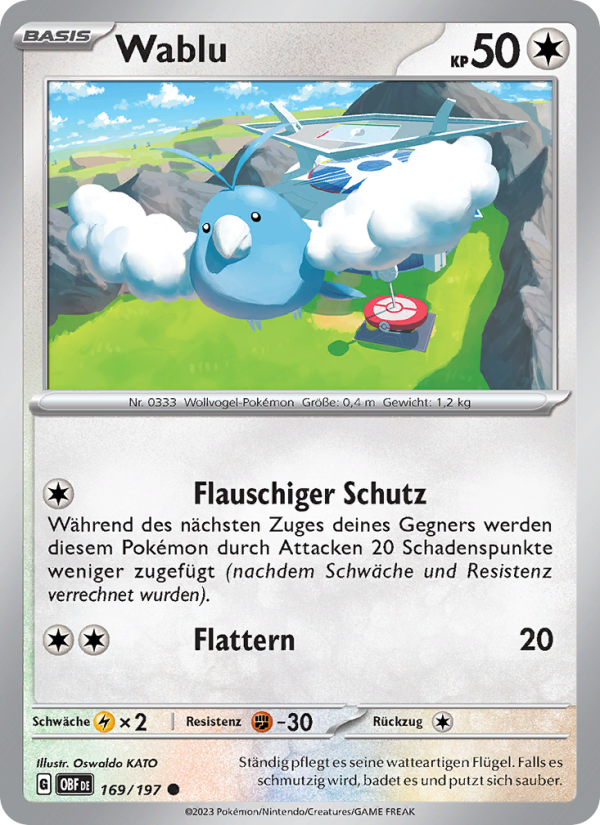 Wablu Pokémon TCG cards