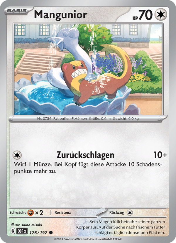 Mangunior Pokémon TCG cards