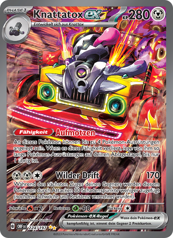 Knattatox- Pokémon TCG cards