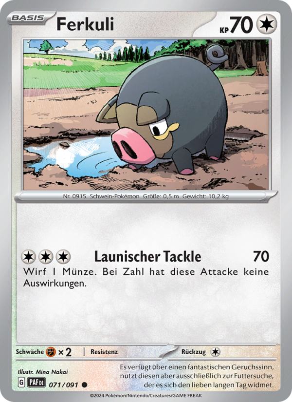 Ferkuli 071 — Paldeas Schicksale (German Pokémon TCG card)