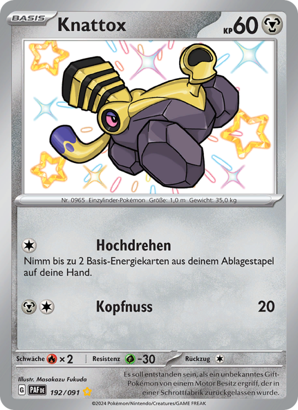 Knattox 192 — Paldeas Schicksale (German Pokémon TCG card)