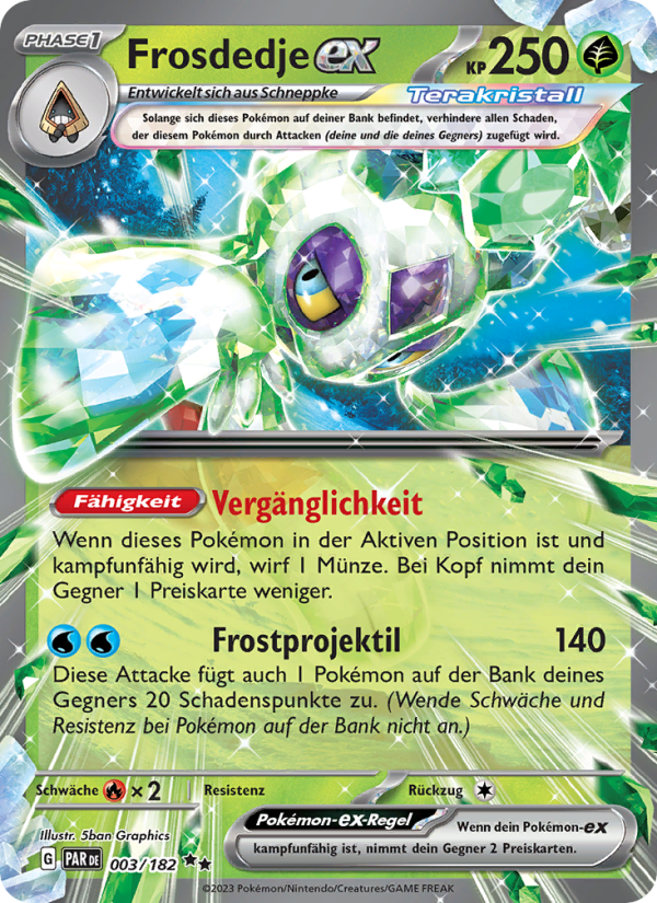 Frosdedje- Pokémon TCG cards