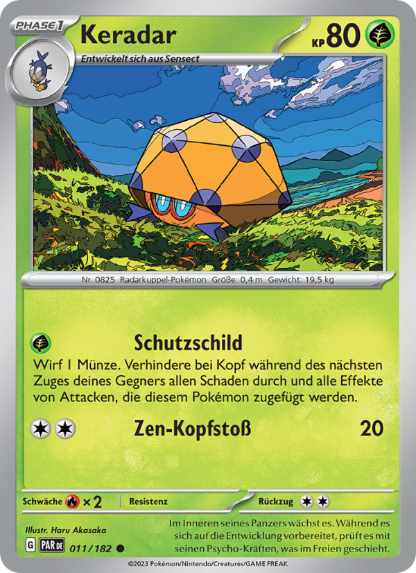 Keradar Pokémon TCG cards