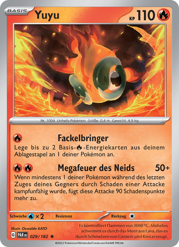 Yuyu 029 — Paradoxrift (German Pokémon TCG card)