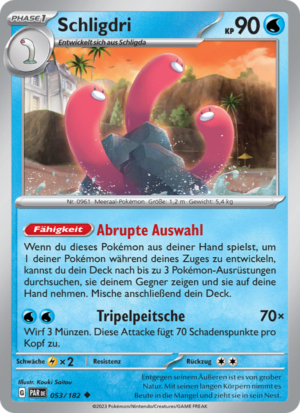 Schligdri 053 — Paradoxrift (German Pokémon TCG card)