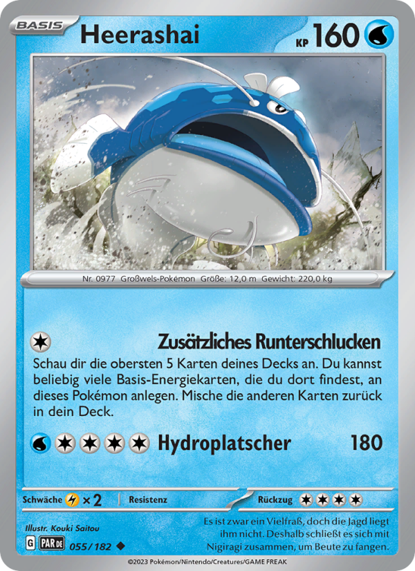 Heerashai 055 — Paradoxrift (German Pokémon TCG card)