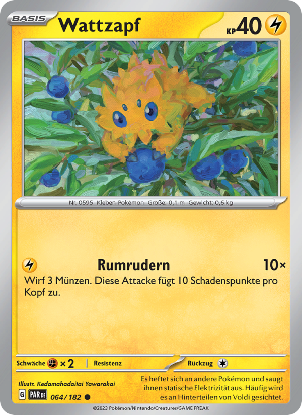Wattzapf 064 — Paradoxrift (German Pokémon TCG card)