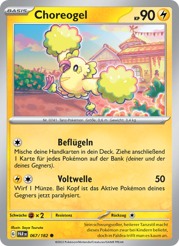 Choreogel 067 — Paradoxrift (German Pokémon TCG card)