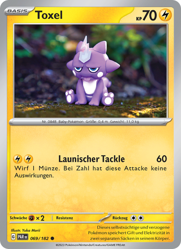 Toxel 069 — Paradoxrift (German Pokémon TCG card)