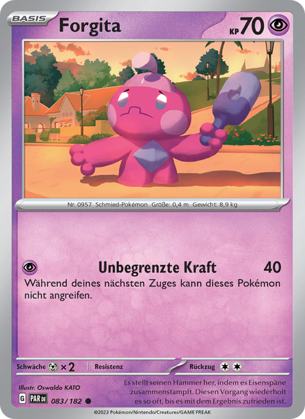 Forgita 083 — Paradoxrift (German Pokémon TCG card)