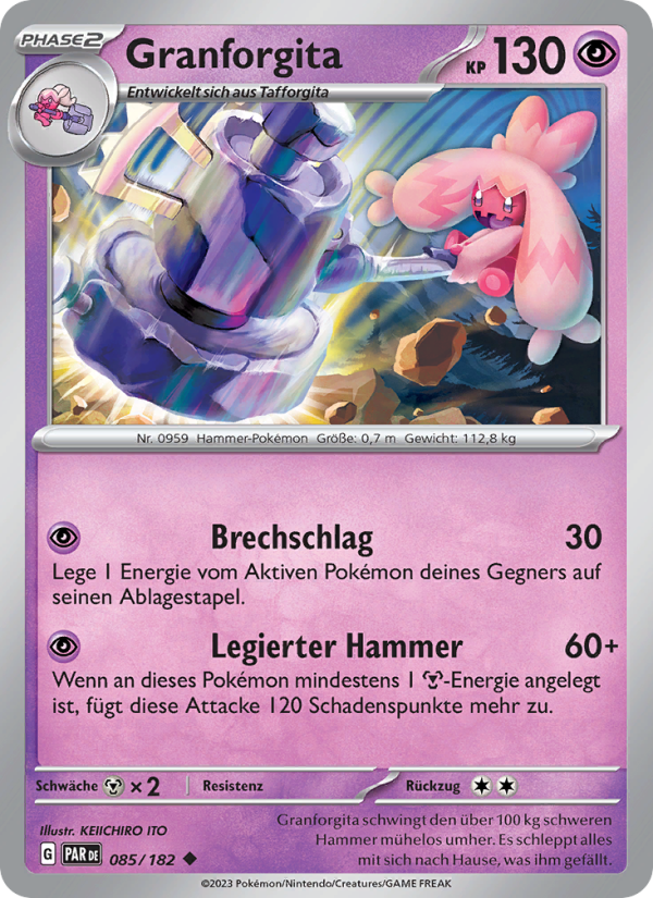 Granforgita 085 — Paradoxrift (German Pokémon TCG card)