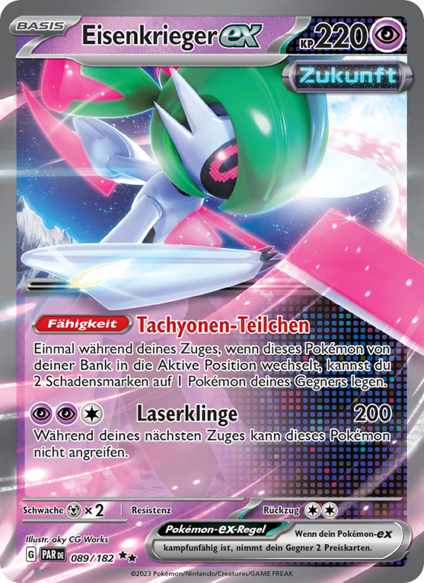 Eisenkrieger-ex 089 — Paradoxrift (German Pokémon TCG card)