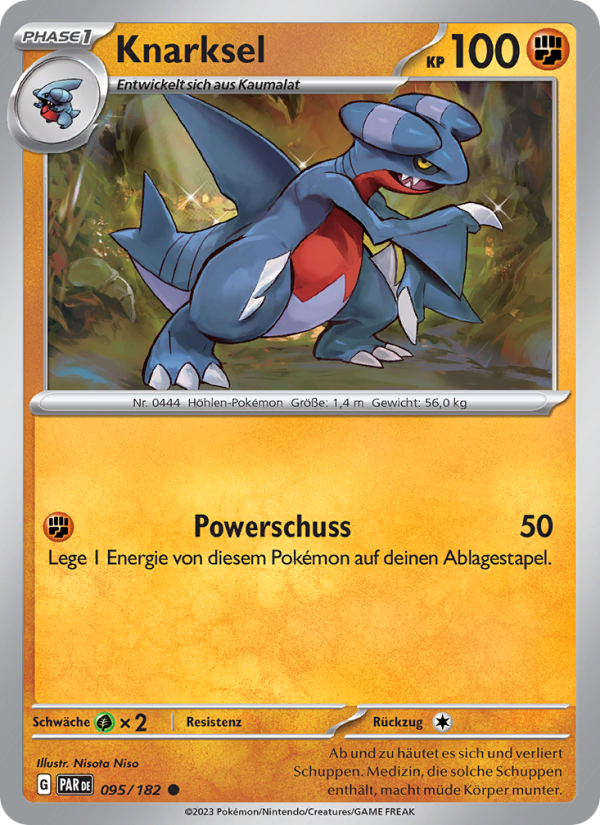 Knarksel 095 — Paradoxrift (German Pokémon TCG card)