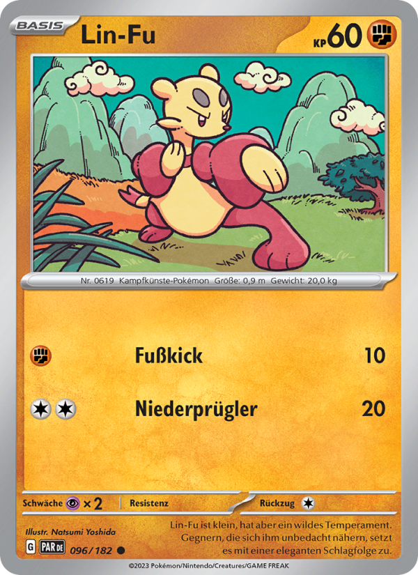 Lin-Fu 096 — Paradoxrift (German Pokémon TCG card)