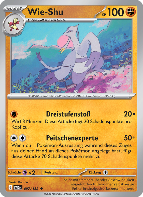 Wie-Shu 097 — Paradoxrift (German Pokémon TCG card)