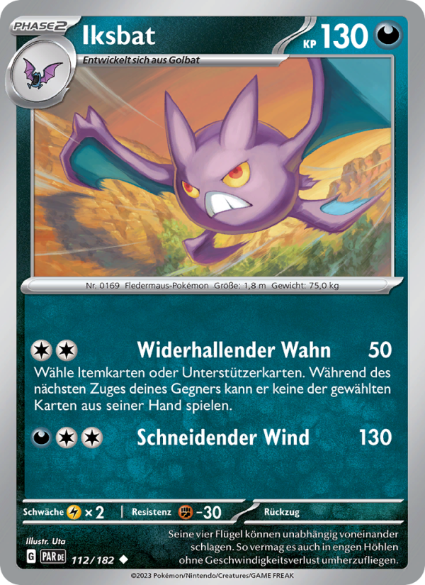 Iksbat 112 — Paradoxrift (German Pokémon TCG card)