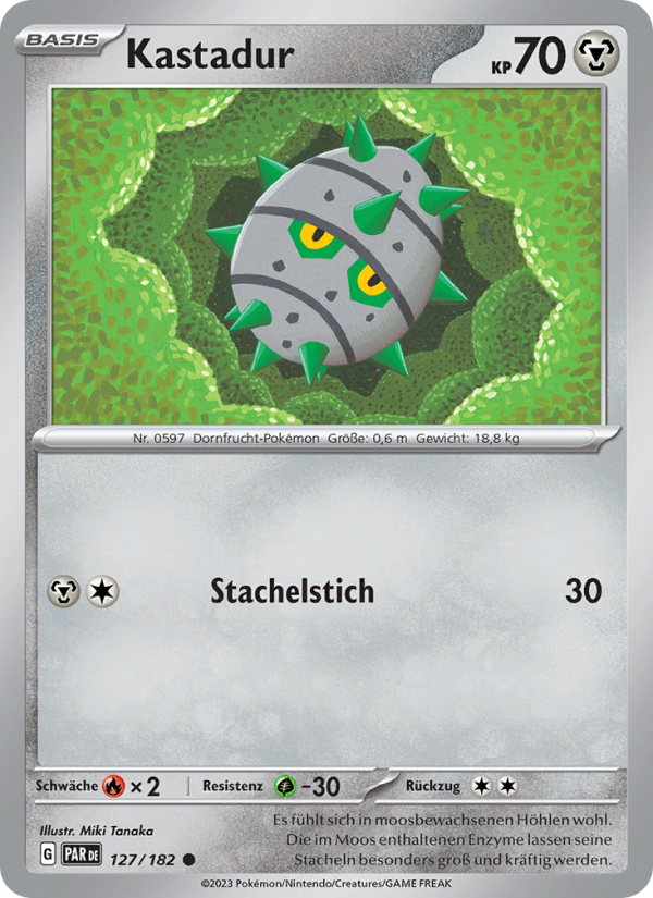 Kastadur 127 — Paradoxrift (German Pokémon TCG card)