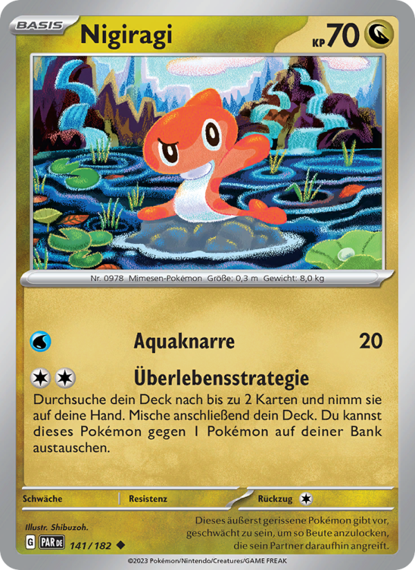 Nigiragi 141 — Paradoxrift (German Pokémon TCG card)