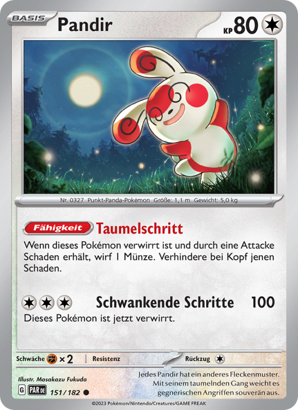 Pandir 151 — Paradoxrift (German Pokémon TCG card)
