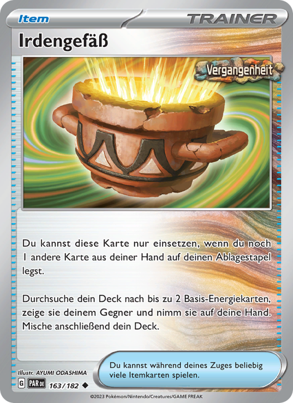 Irdengefäß 163 — Paradoxrift (German Pokémon TCG card)