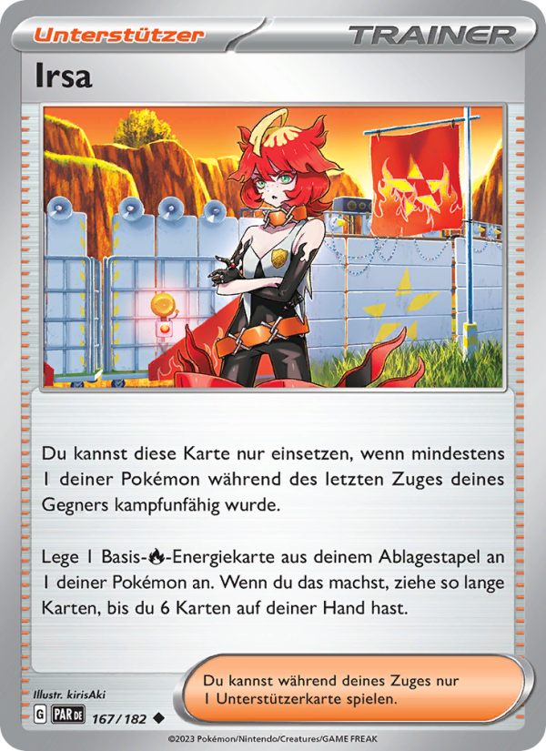 Irsa 167 — Paradoxrift (German Pokémon TCG card)