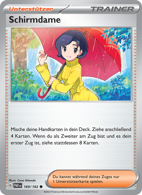 Schirmdame 169 — Paradoxrift (German Pokémon TCG card)