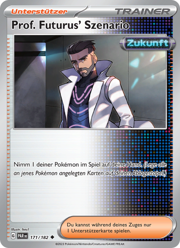 Prof. Futurus' Szenario 171 — Paradoxrift (German Pokémon TCG card)