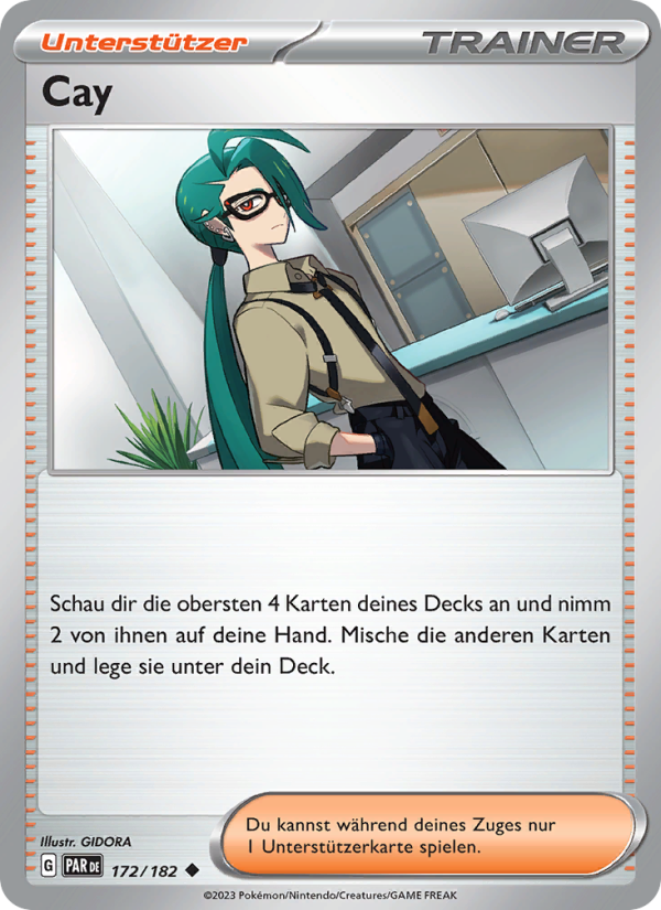 Cay 172 — Paradoxrift (German Pokémon TCG card)