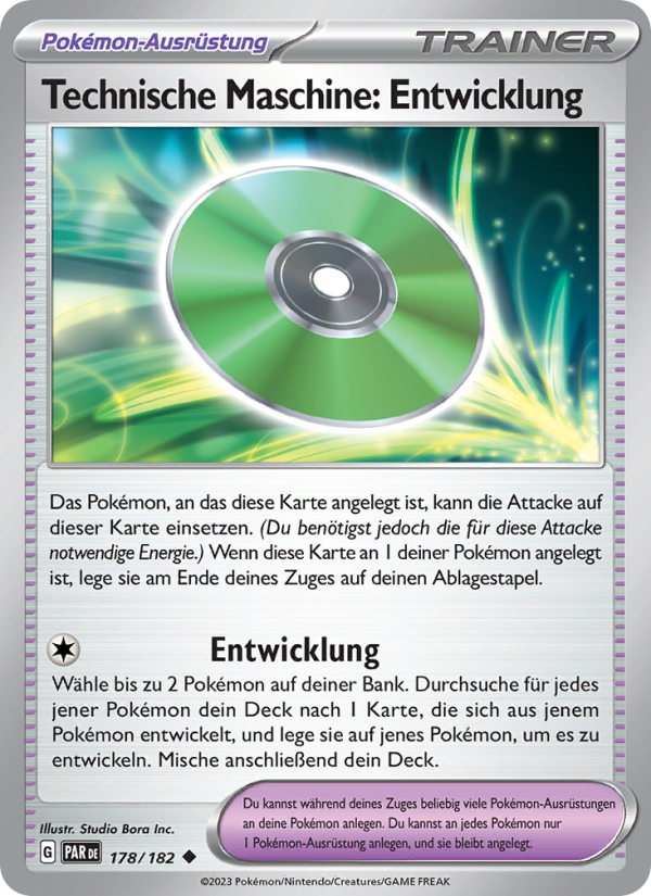 Technische Maschine: Entwicklung 178 — Paradoxrift (German Pokémon TCG card)