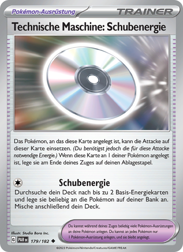 Technische Maschine: Schubenergie 179 — Paradoxrift (German Pokémon TCG card)