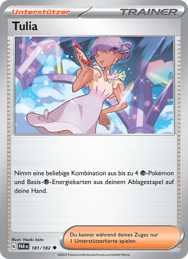 Tulia 181 — Paradoxrift (German Pokémon TCG card)