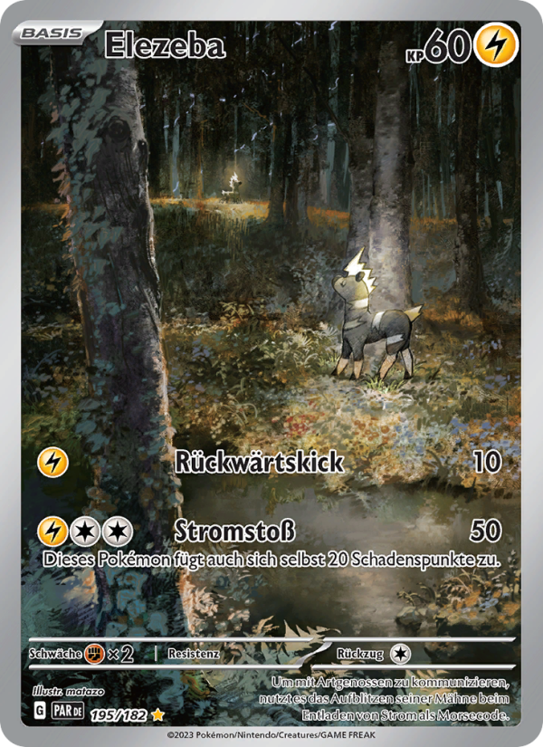 Elezeba 195 — Paradoxrift (German Pokémon TCG card)