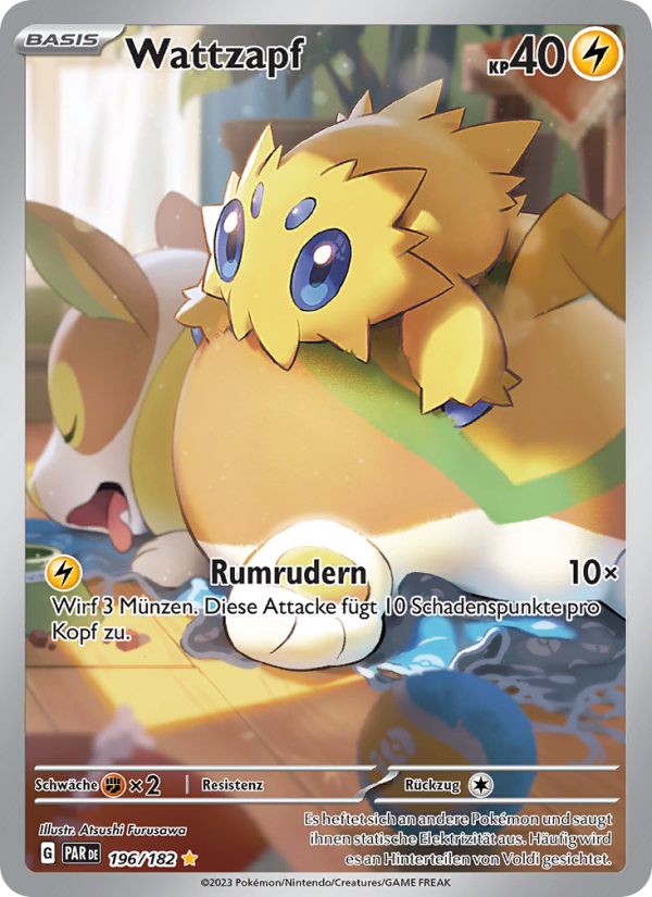 Wattzapf 196 — Paradoxrift (German Pokémon TCG card)
