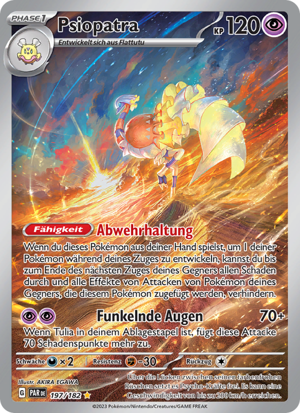 Psiopatra 197 — Paradoxrift (German Pokémon TCG card)