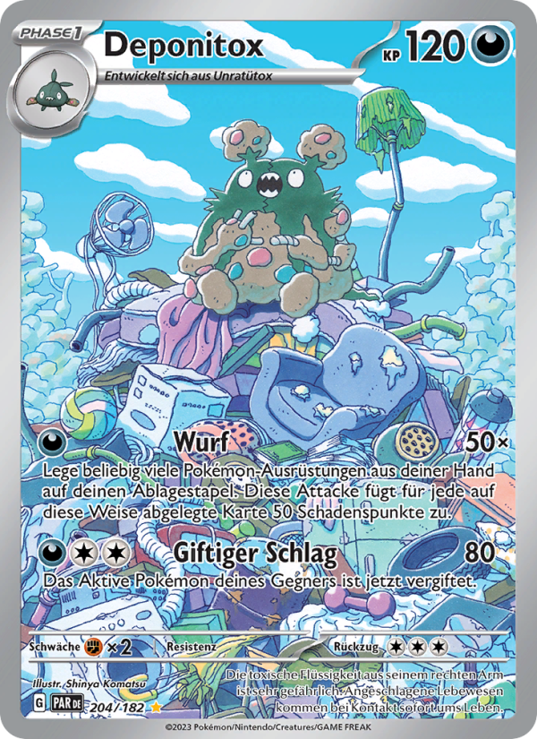 Deponitox 204 — Paradoxrift (German Pokémon TCG card)
